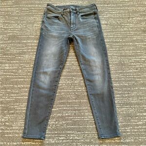 AMERICAN EAGLE Super Stretch Black/Grey Jeggings